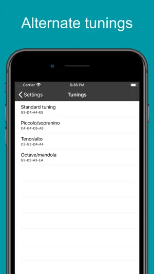 Mandolin Tuner EM-1 screenshot 3