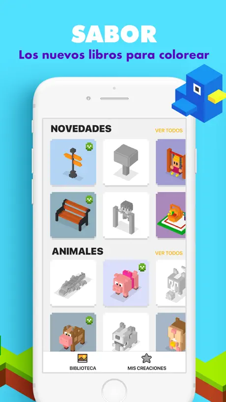 UNICORN 3D: Voxel Coloring Art