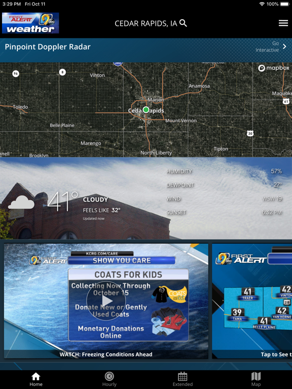 Screenshot #1 for KCRG-TV9 First Alert Weather