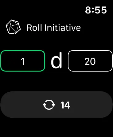 Screenshot #1 pour Initiative Dice Roller