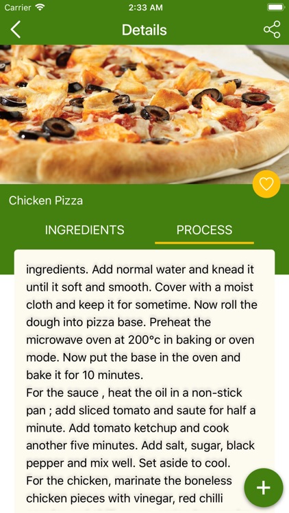 Pizza Thali in English