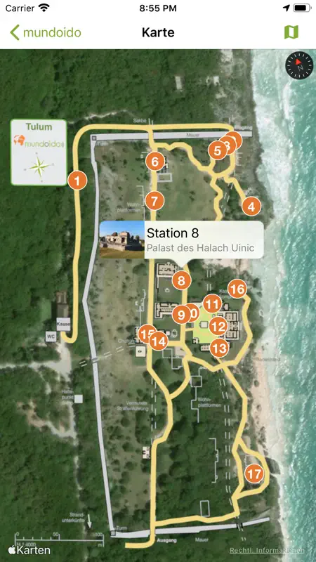 Audioguide Tulum screenshot 2 of 5