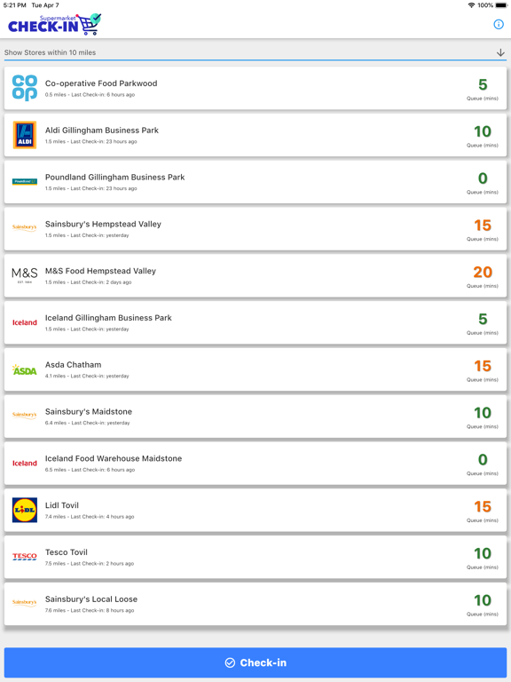 Screenshot #4 pour Supermarket Check In