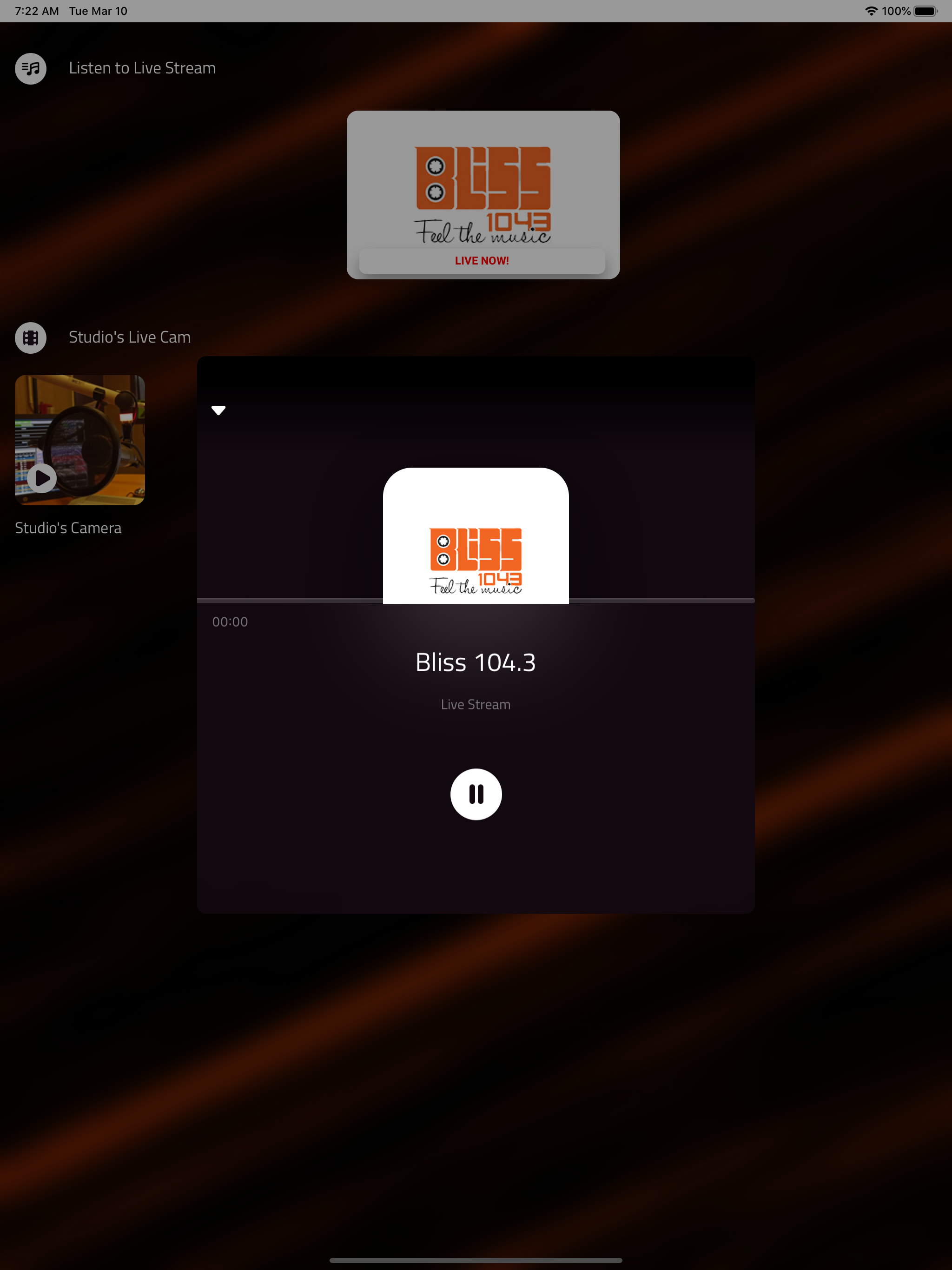 Bliss 104.3 screenshot 5