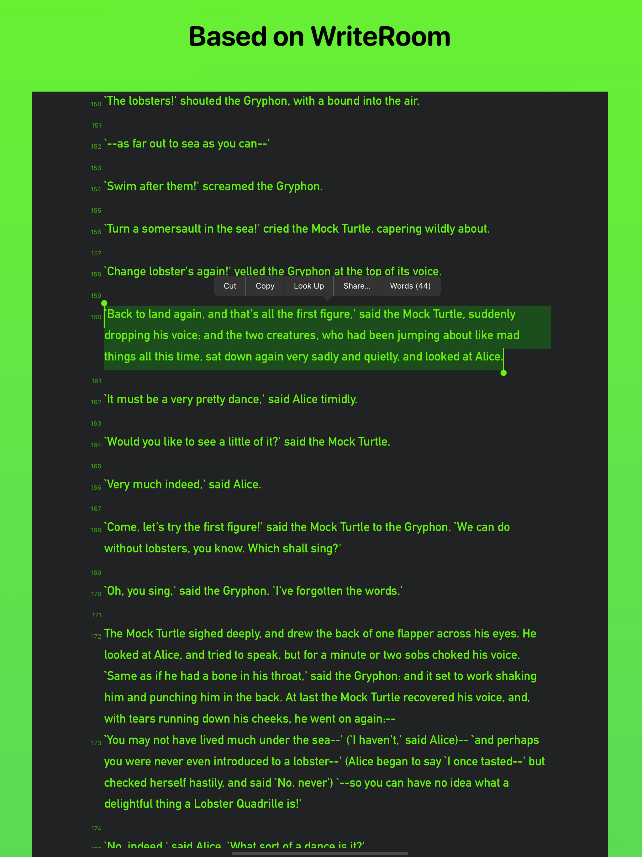 Writemator - Plain Text Editor