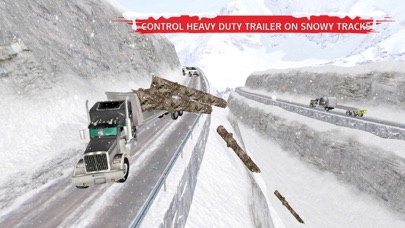 Winter Snow Giant Truck Drive screenshot 3