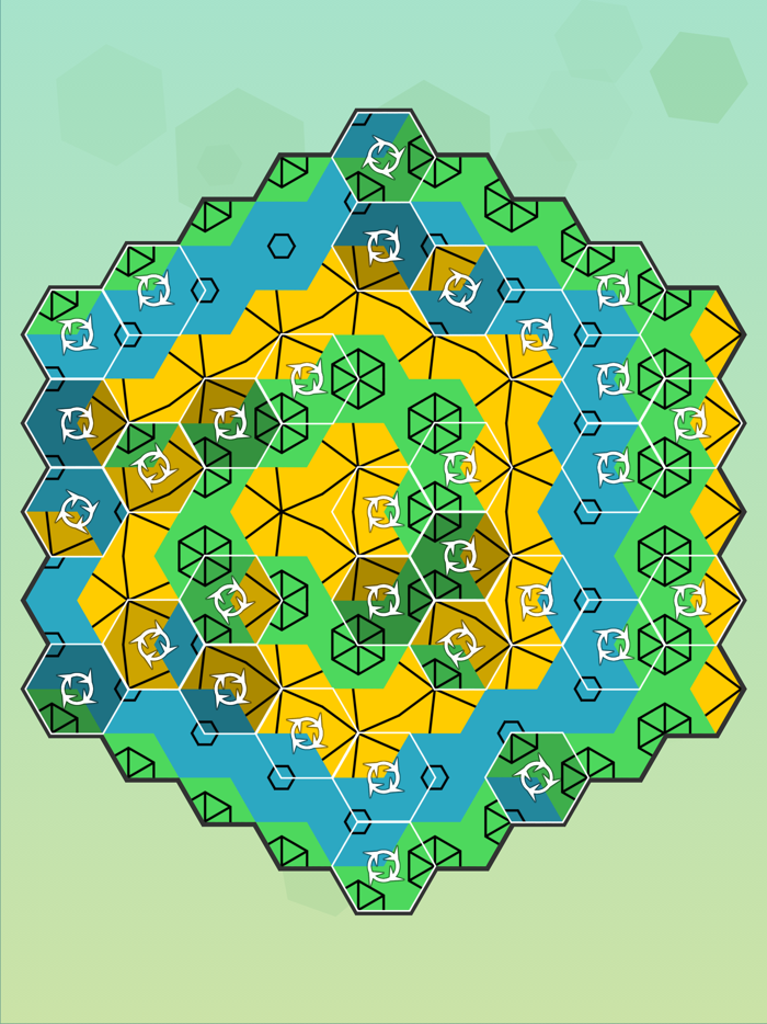 Aurora Hex - Pattern Puzzles
