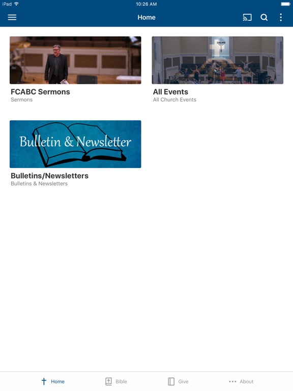 Fishing Creek Arbor iPad screenshot 1 - Lifestyle app