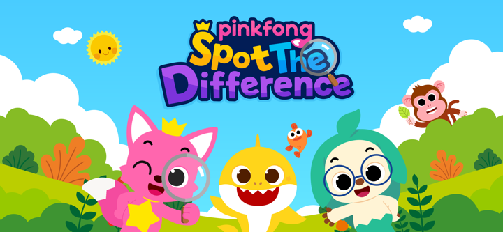 Pinkfong Spot the difference screenshot 1