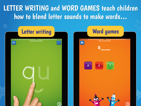 abc PocketPhonics: letter sounds & writing + first words screenshot