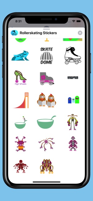 Gnarly Rollerskating Stickers(圖4)-速報App