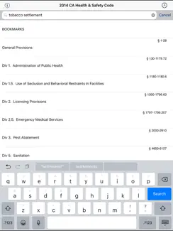 CA Health & Safety Code 2026 iPad image 1