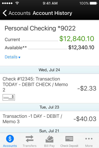 People's Trust Mobile Banking screenshot 2