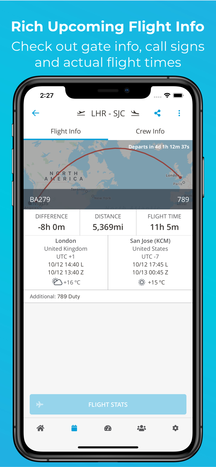 RosterBuster Airline Crew App screenshot 2