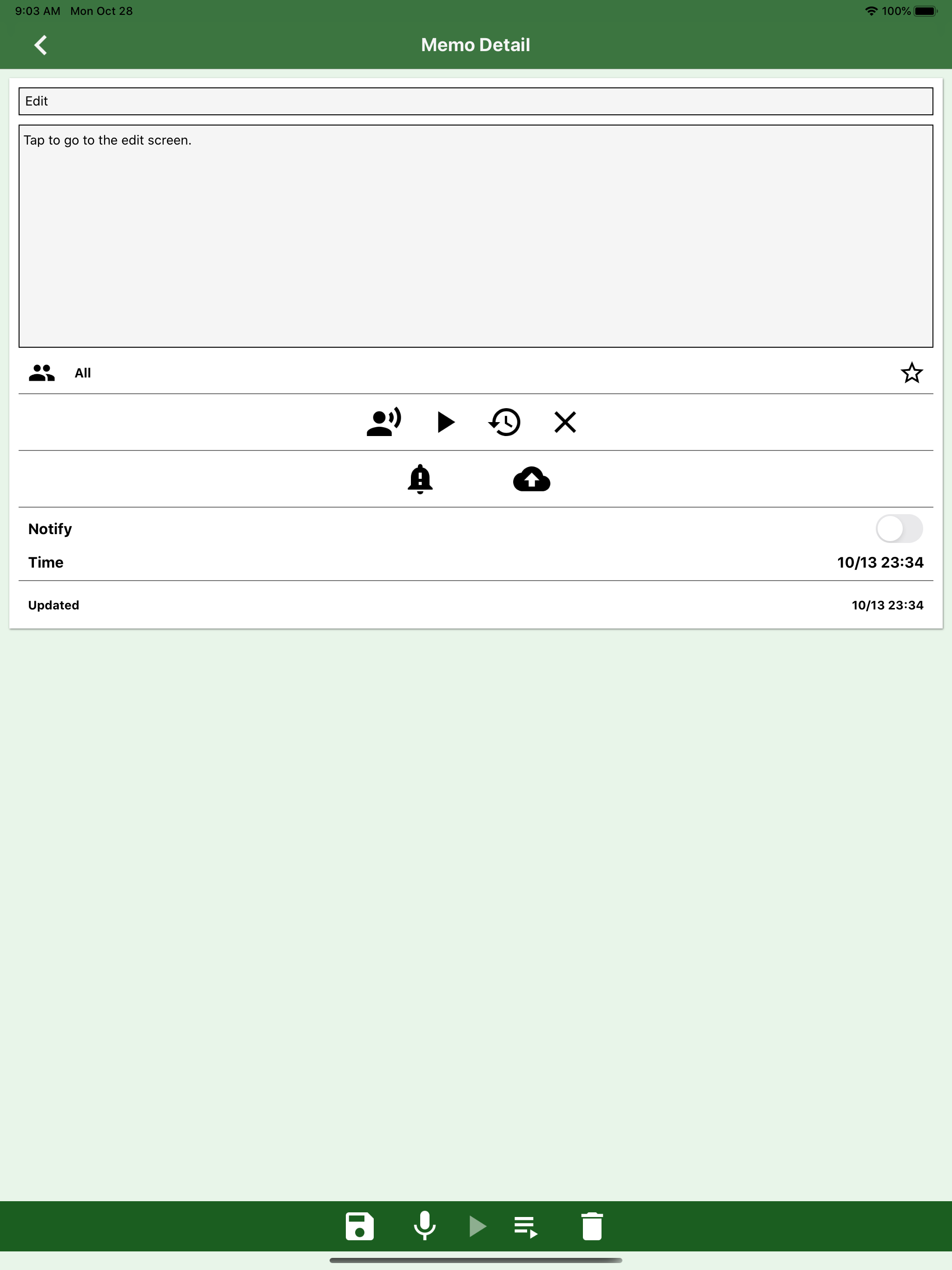 Speak Memo And Audio Text