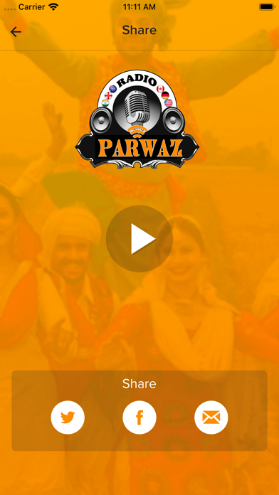 Parwaz Radio iPhone screenshot 4 - Music app