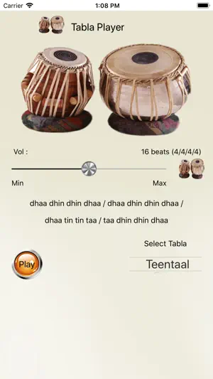 Tabla Player - Rhythm (Taal) screenshot 1