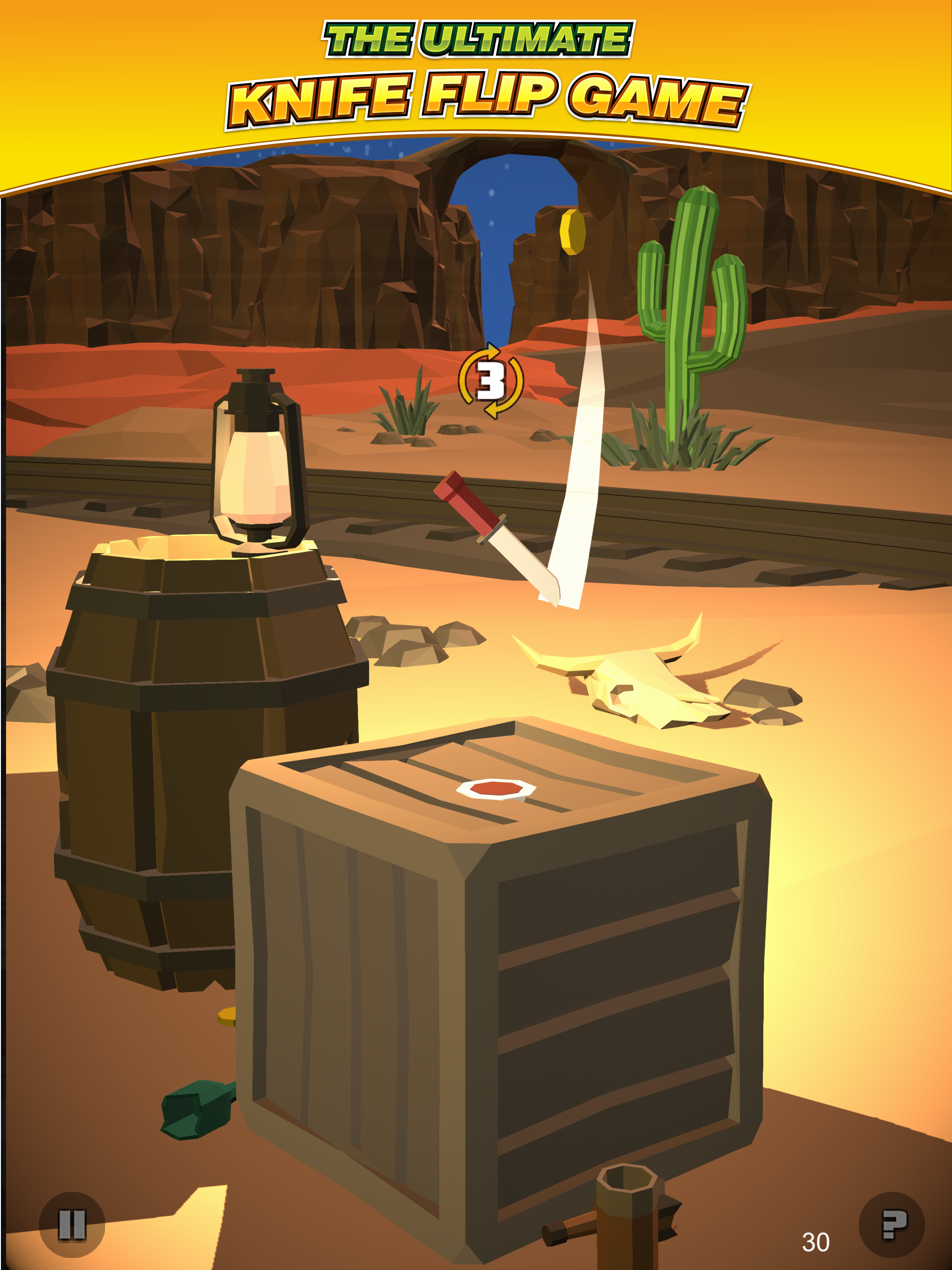 Flippy Knife Throw Skillz Game screenshot 6