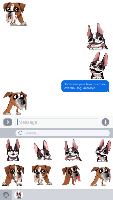 Screenshot #2 pour DogFaceMoji -  Dog Face Emoji