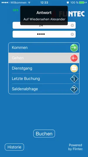 Zeiterfassung Flintec screenshot 3
