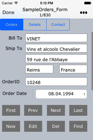 Cellica Database for iPhone (Database Viewer Plus) Business