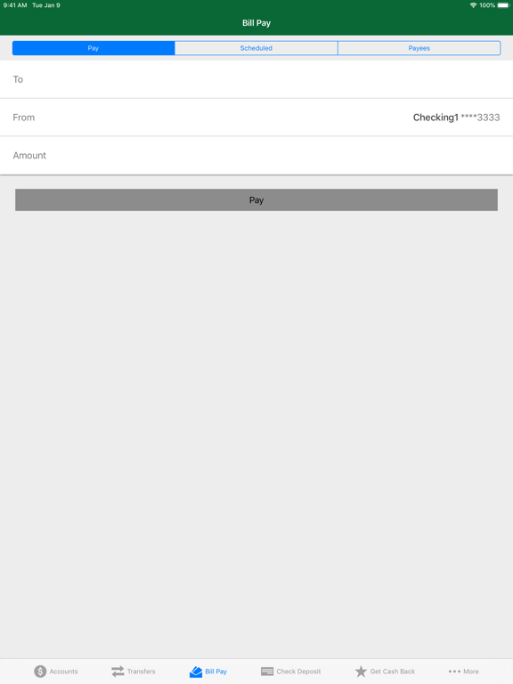 Noble Credit Union iPad screenshot 5 - Finance app