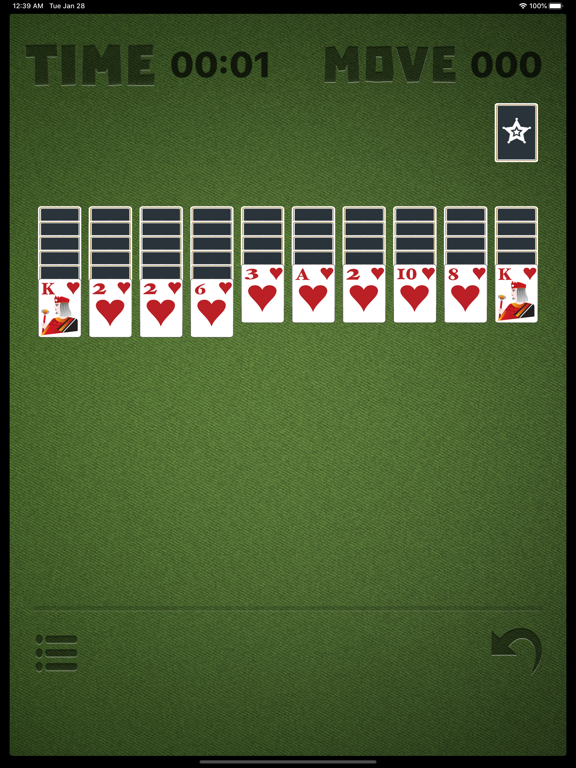 Screenshot #4 pour Spider Solitaire!