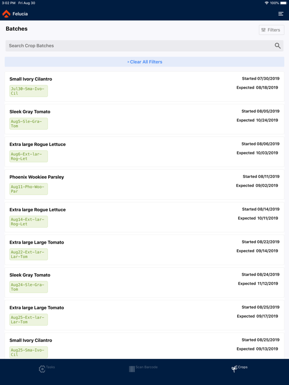 Artemis Ag iPad screenshot 2 - Productivity app