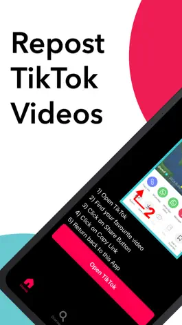 Game screenshot Tik Rocket - Repost Save Video mod apk