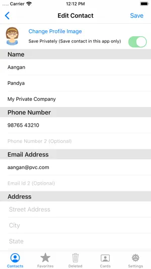 Contacts Manager - Phone Book screenshot 3