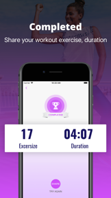 Female Workout Challenge screenshot