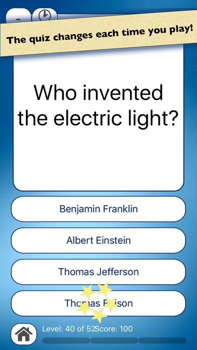 Screenshot #2 pour World History Homeschool Quiz