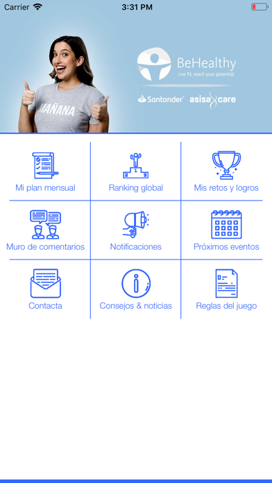 Wecare Santander screenshot 2