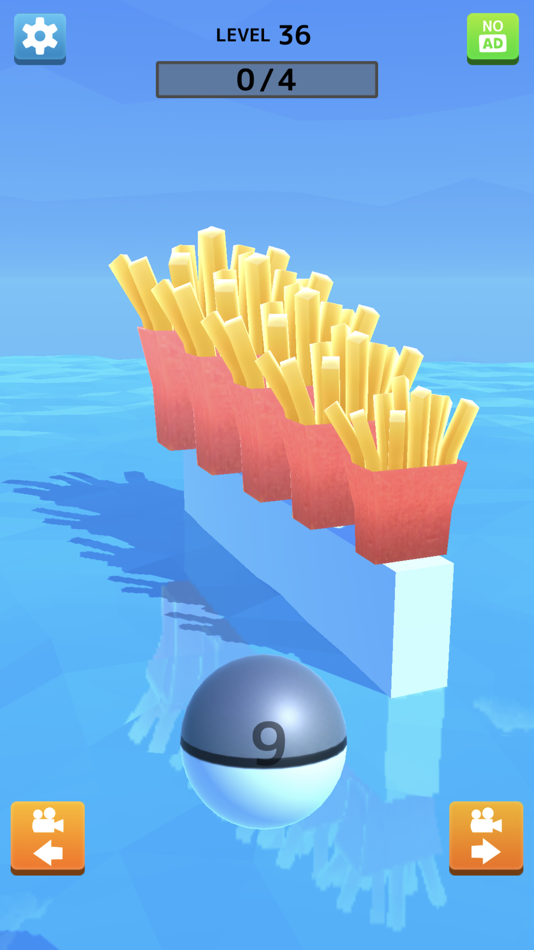 #4. Throw Ball GO (iOS) By: YUUTA TAKI