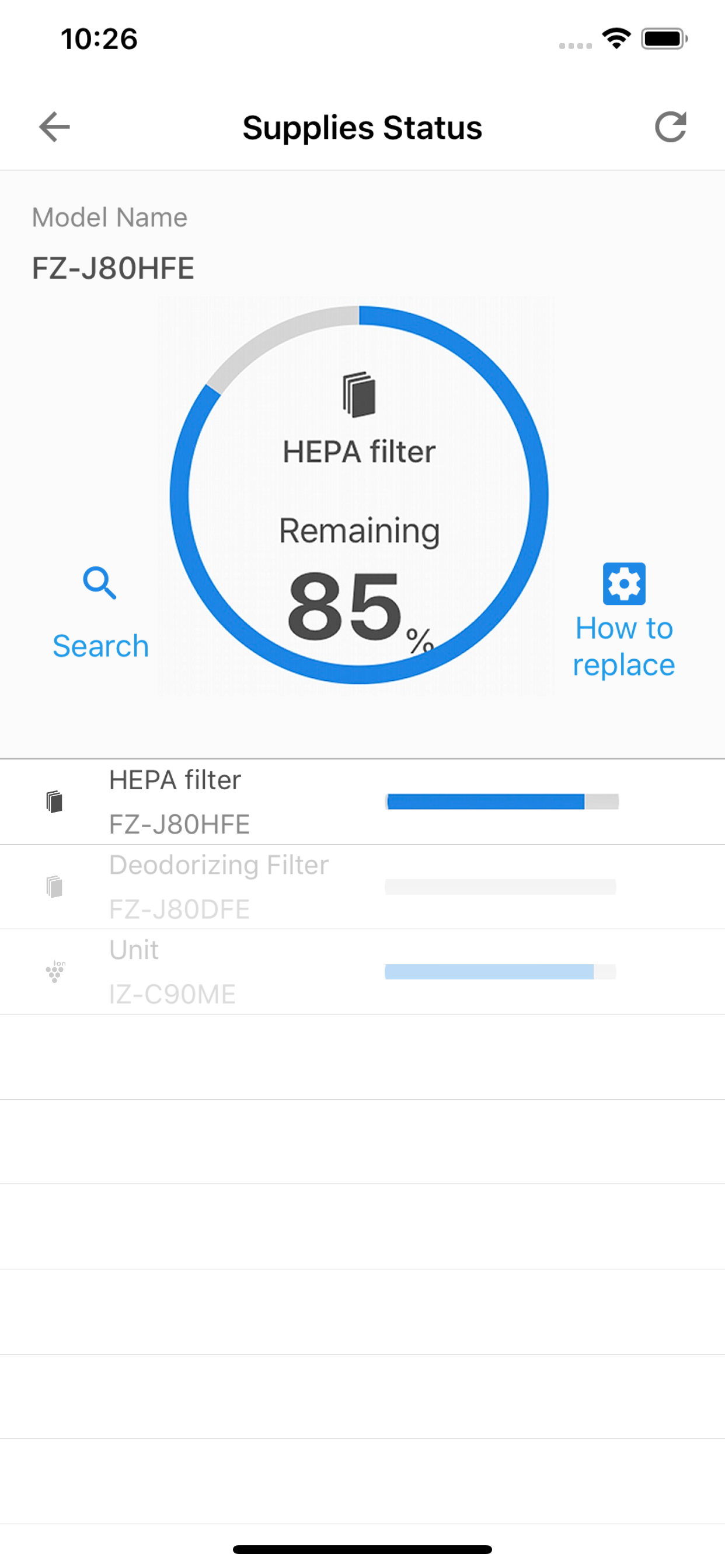 SHARP AIR APP