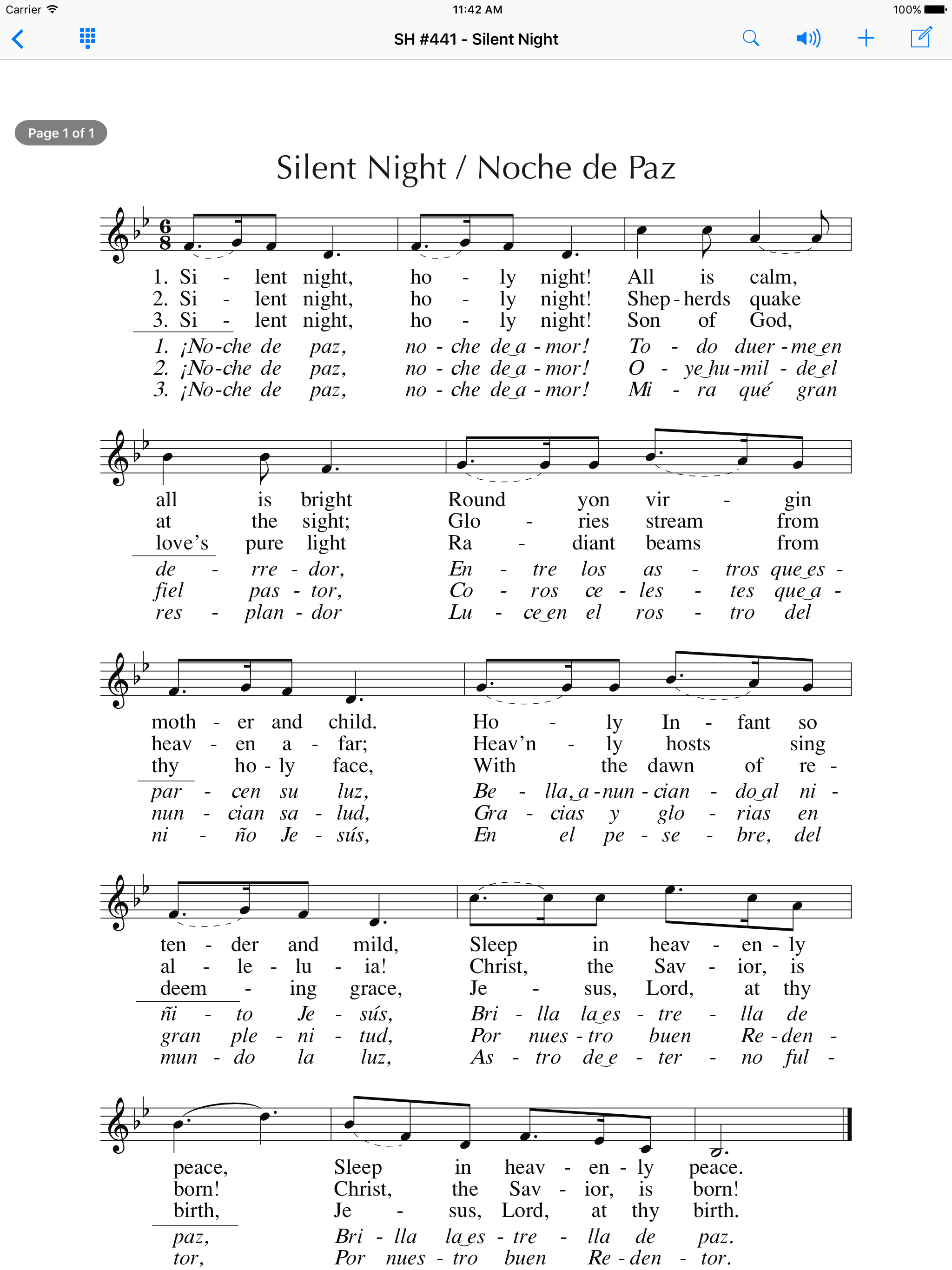 Hymnals screenshot 7