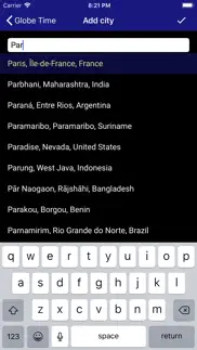 time at globe iphone screenshot 3