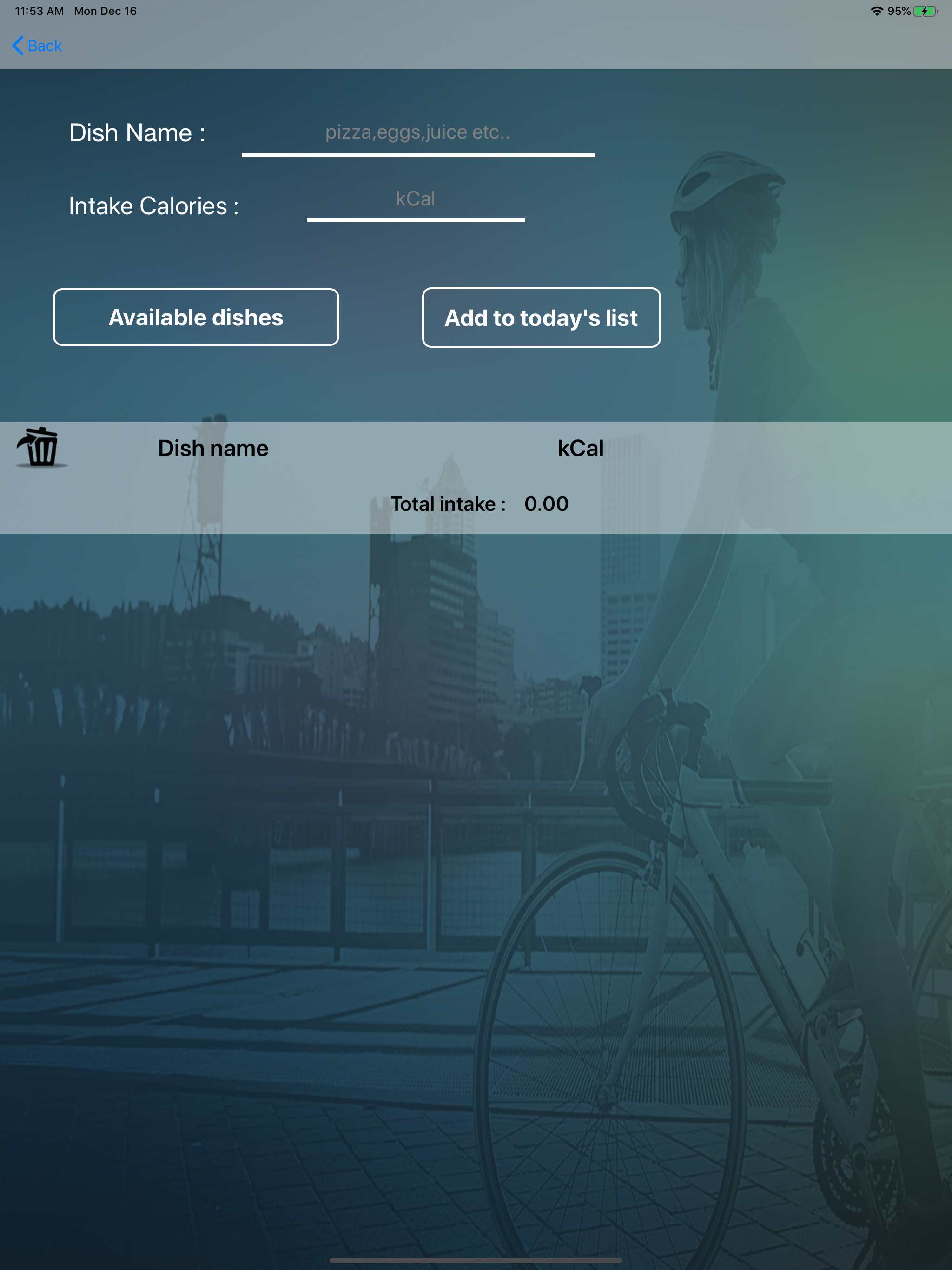 Calories Burned Calculator