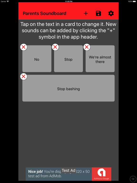 Screenshot #5 pour Parents Soundboard
