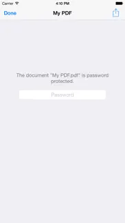 pdf password iphone screenshot 3