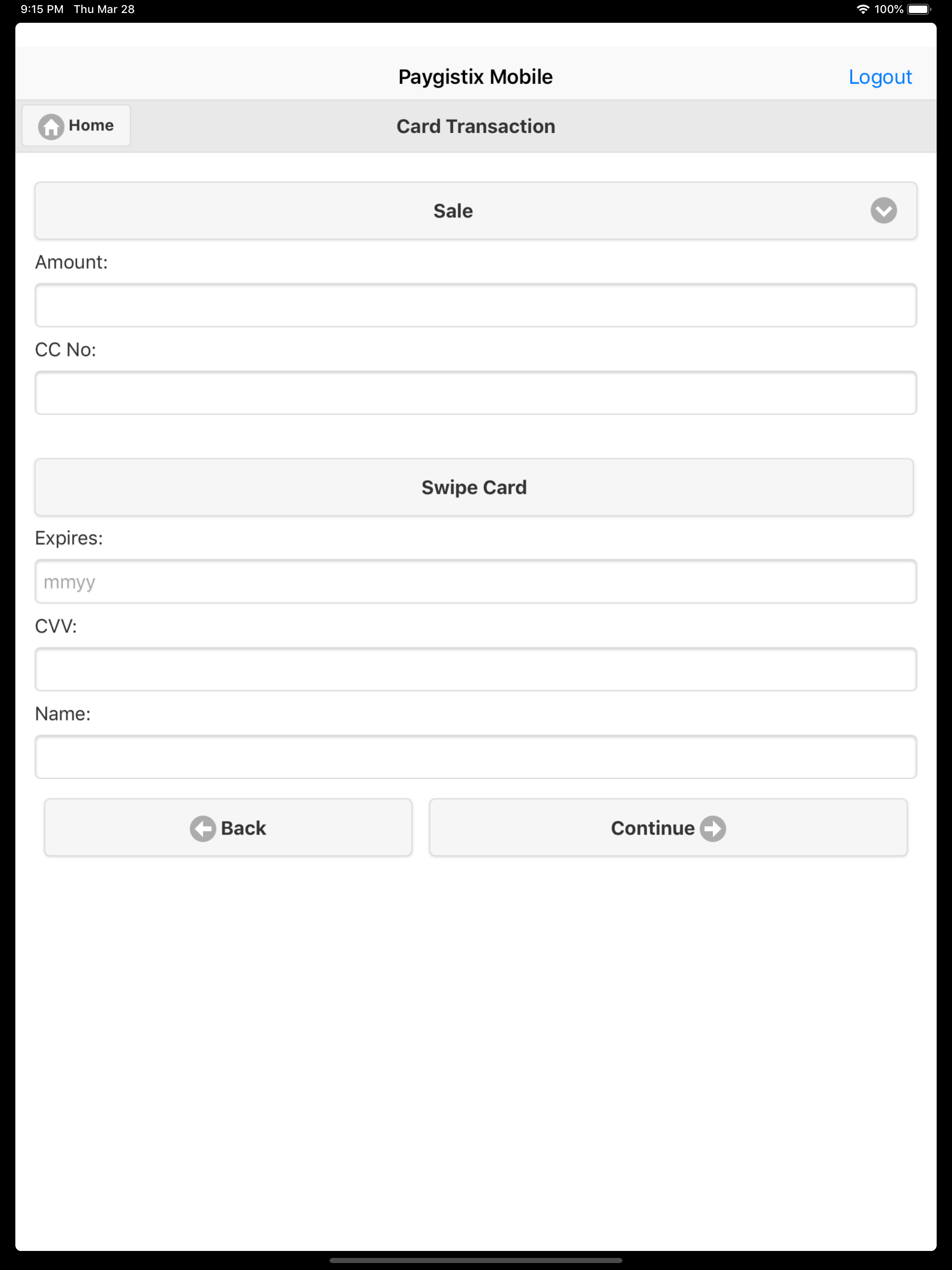 Paygistix Mobile screenshot 6