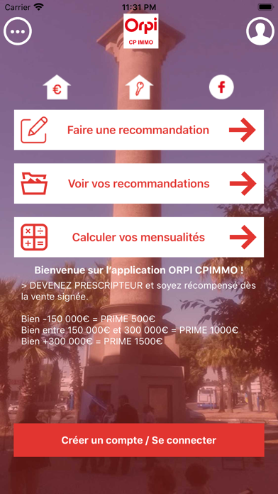Screenshot #1 pour ORPI CPIMMO