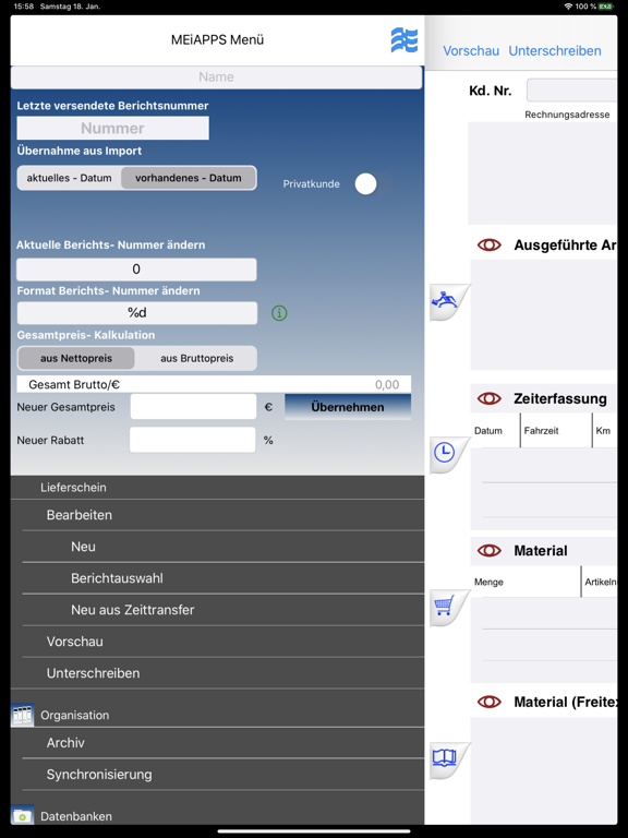 Screenshot #5 pour MEiAPPS Lieferschein
