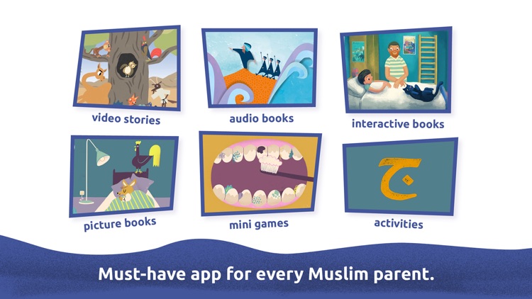 Miraj Islamic Stories for Kids screenshot-0