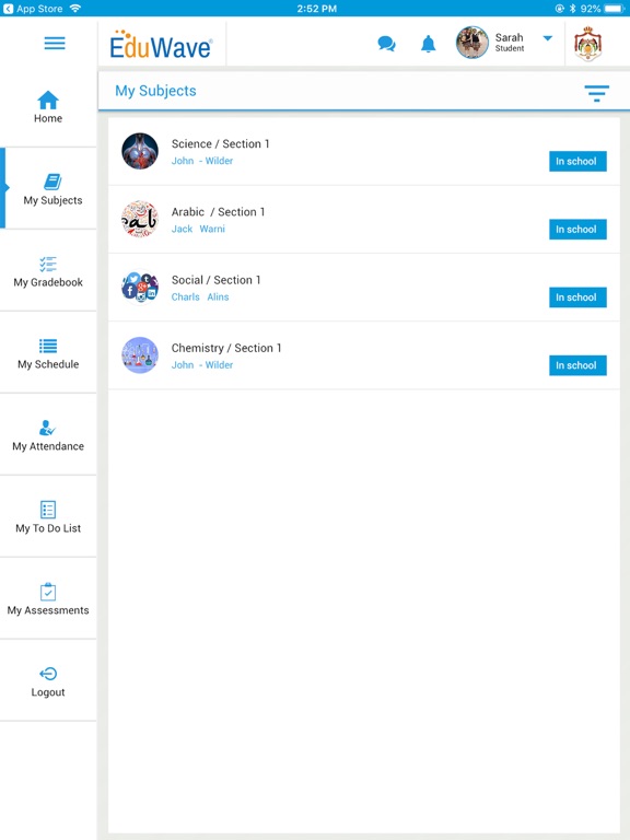 EduWave K-12 iPad screenshot 5 - Education app