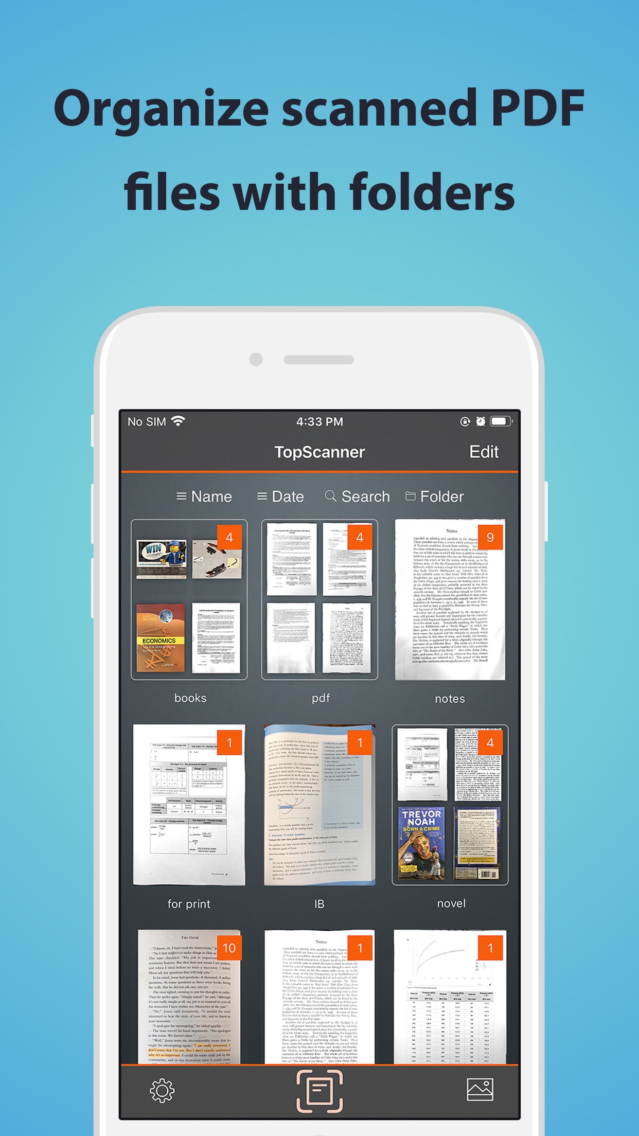 Screenshot do app TopScanner : PDF Scanner App