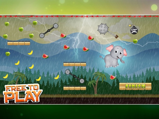 Flying Buddies - Elephant Game iPad screenshot