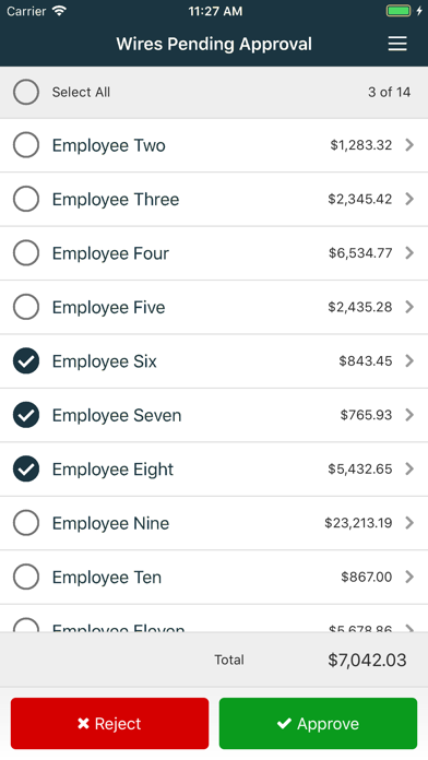 Founders Bank Treasury Mgmt Screenshot
