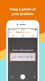 chegg math solver - math help iphone screenshot 2