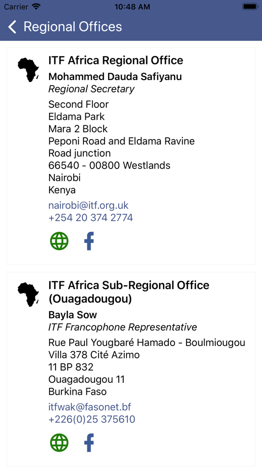#5. ITF Global (iOS) 由: International Transport Workers' Federation